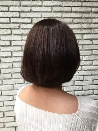 ミディアム カラー Lapel green所属・Lapelgreen 森町 / AOIのヘアスタイル