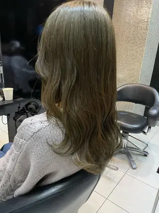 ロング カラー 女性リピ90%🍨 🩷佐藤みずきのヘアスタイル