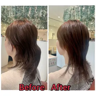 セミロング 平 真亜里のヘアスタイル