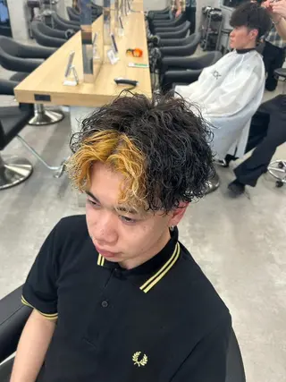 メンズ カラー ⚡️札幌メンズ特化 ⚡️パーマの達人⚡️のヘアスタイル