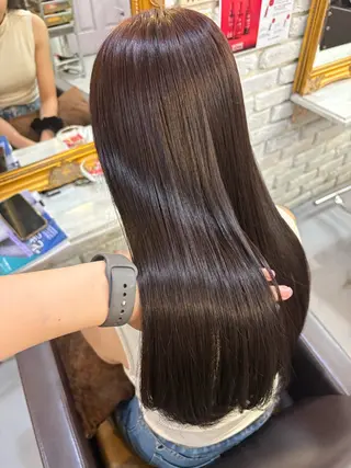 ロング カラー 🪞透明感ツヤ| 垢抜けモテ💖|華凜のヘアスタイル