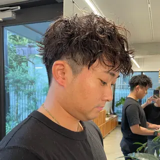 パーマ メンズ 【ブリーチ特化】 イマダナツミのヘアスタイル