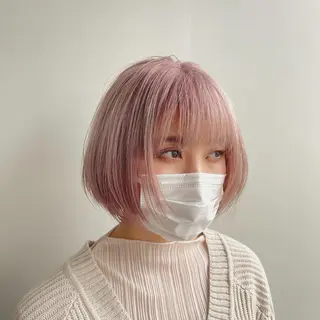 ショート カラー 🌈モテるベージュ カラー💕成島 宙のヘアスタイル
