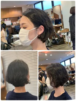 ミディアム カラー 🎨インナーカラー が得意👍新垣⚜️のヘアスタイル