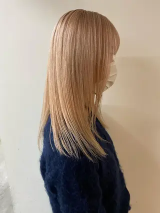 ミディアム カラー yiye 青山所属・無料カットモデル募集 🌱ひょうがのヘアスタイル