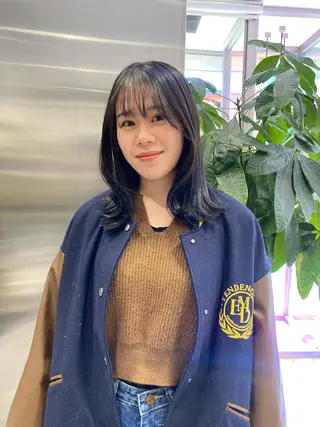 セミロング otoha☆カラー/ レイヤー/八王子のヘアスタイル