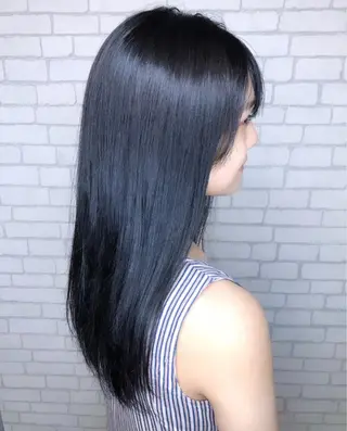 ロング カラー 髪質改善/縮毛矯正 レイヤー/松川匠のヘアスタイル