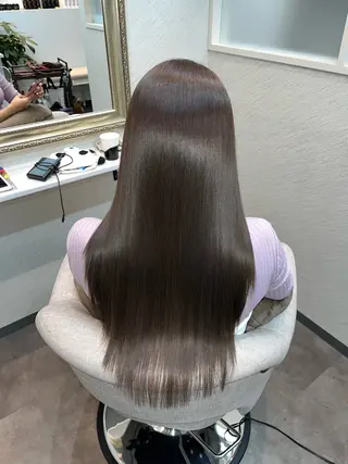 ロング カラー seta新宿所属・髪質改善/縮毛矯正 芹沢のヘアスタイル