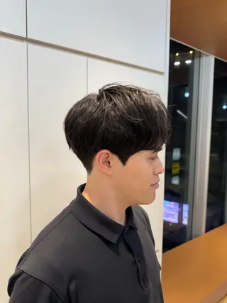 ショート メンズ nico TOKYO所属・ニュアンス/ センターパート/イノのヘアスタイル