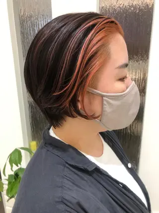 ショート カラー nex the salon所属・高橋 かのんのヘアスタイル