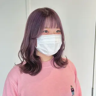 ミディアム カラー 透明感カラー/ 寺田千雅子のヘアスタイル