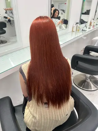 カラー 暖色カラーメンズ カットHIMENAのヘアスタイル