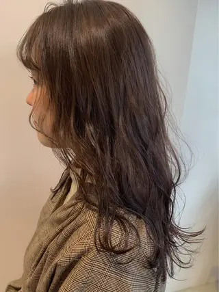 ロング カラー "小顔カット" Fuko.のヘアスタイル