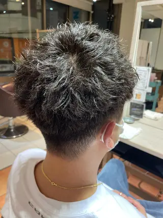 ショート パーマ メンズ 辻堂メンズ特化 YU-YAのヘアスタイル