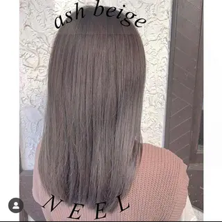 セミロング カラー ヘアアレンジ エグチ アキラのヘアスタイル