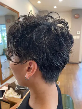 メンズ モテ🤍ヘア 🖤gene川島のヘアスタイル