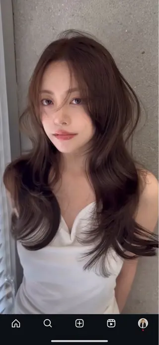 ロング パーマ ARMONY表参道所属・りょう さんのヘアスタイル