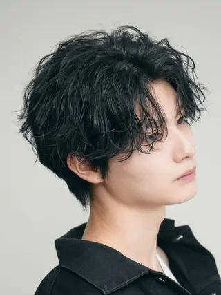 パーマ メンズ fifth 原宿 波巻きパーマイノウエのヘアスタイル