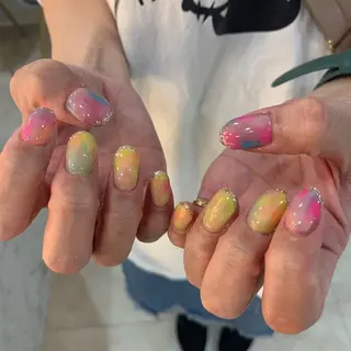ネイル ゆびノさき茨木店 ニュアンス/アートのネイルデザイン