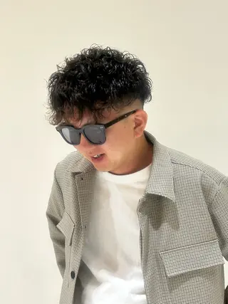 パーマ メンズ 髪質改善/ストレート パーマ長久手/ひかるのヘアスタイル