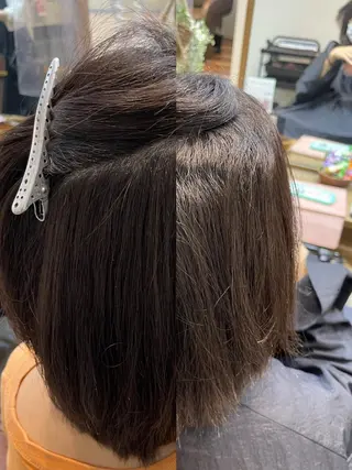 ミディアム カラー 巻ける縮毛矯正✨ 木下晴一朗✨のヘアスタイル