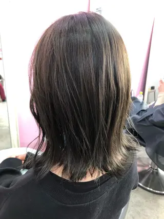 ミディアム カラー 浦山 和之のヘアスタイル