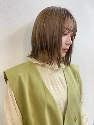 ミディアム カラー ✨️今だけ無料✨️ 鶴田みなみのヘアスタイル