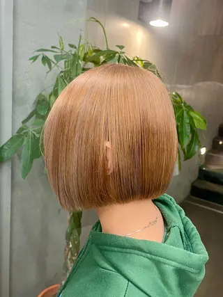 ショート ハイトーン×デザイン 似合わせ/Yoheiのヘアスタイル