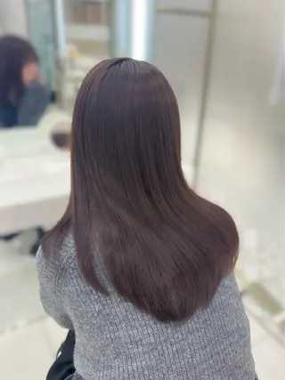 セミロング カラー ヘアアレンジ COA GINZA所属・マコ / ボブカット /前髪顔まわりカットのヘアスタイル
