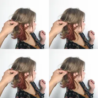 ショート カラー なんば髪質改善カラー Ardoreのヘアスタイル