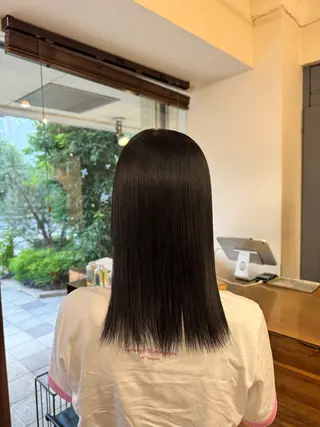 カラー たけかわ みちのヘアスタイル
