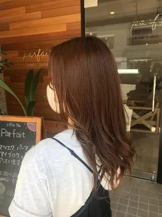 ロング 透明感カラー wacoのヘアスタイル