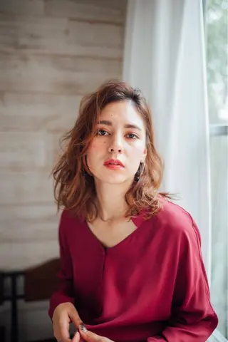 ミディアム 【店長】木内 千晶のヘアスタイル