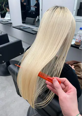 セミロング カット モデル募集/ホノカのヘアスタイル