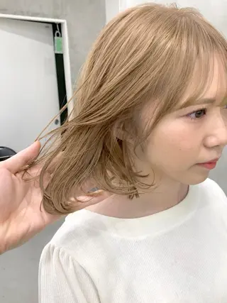 カラー 🌿似合わせブリーチ 松本朋幸🌿のヘアスタイル