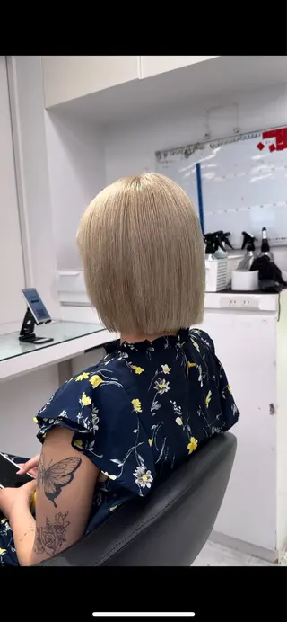 ショート 透明感カラー/ ブリーチ/💓パタオのヘアスタイル