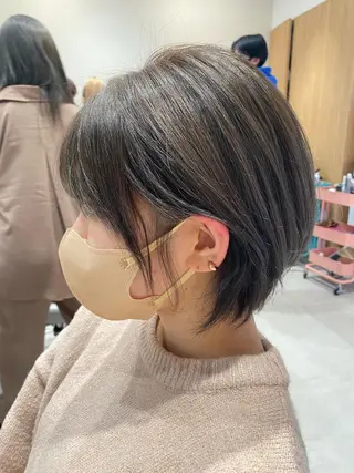ショート カラー 小野寺瑞希 /最小顔カットのヘアスタイル