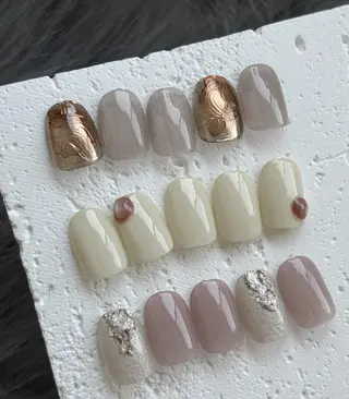 ネイル Ray. ちゅるん系ニュアンスのネイルデザイン