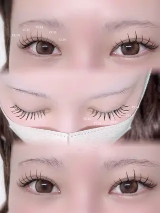 マツエク・マツパ 美容師＆アイリスト 秋山  沙有🎀🪽のマツエク・マツパデザイン