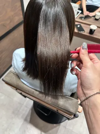 ミディアム レイヤー/韓国/ ハッシュ/高田翼のヘアスタイル