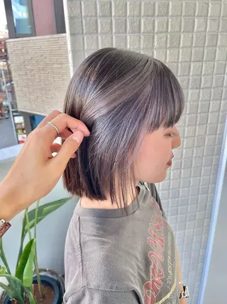 ショート カラー ブリーチ/ハイトーン 🌏💊RAINEのヘアスタイル