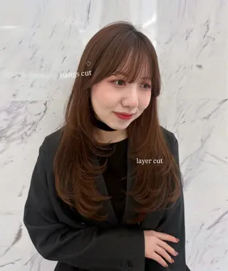 ロング Parve Mix/ 平 奈果🎀のヘアスタイル