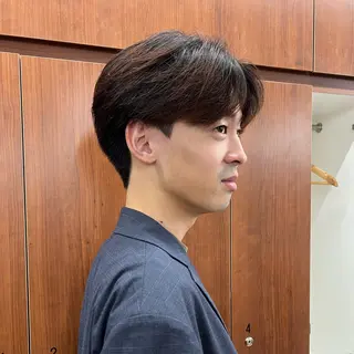 メンズ センターパート/ 暖色カラーayuのヘアスタイル