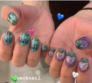 ネイル 栗田 ゆう子のネイルデザイン