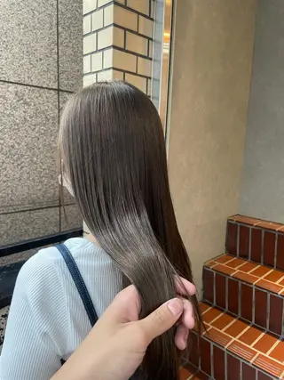 ロング 大宮縮毛矯正の達人 コガワラのヘアスタイル