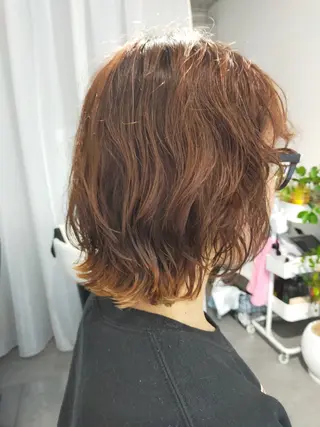 パーマ カラー 村上 梨映のヘアスタイル