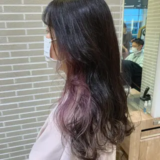 ロング amie三ノ宮所属・潟上 菜摘のヘアスタイル