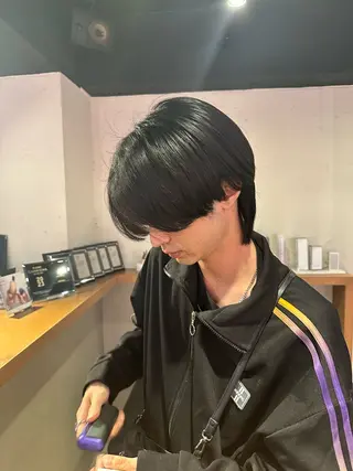 ミディアム メンズ 表参道/原宿　美容師 『はづる』のヘアスタイル