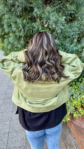 ロング カラー Cure2所属・🌈白いハイライト 🌈 🐶ノザワ🐶のヘアスタイル