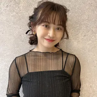 ヘアアレンジ 🩰 柔らかいカラー tomomi🌛のヘアスタイル
